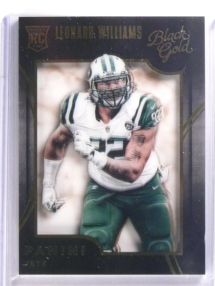 2015 Black Gold Leonard Williams Rookie RC #198/199 #79 Jets - Image 1 of 1