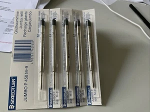 STAEDLER KUGELSCHREIBER MINEN SCHWARZ MEDIUM. 5 stck - Bild 1 von 3