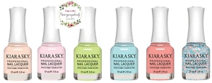 Kiara Sky Nail Polish Wild & Free Collection 15 ml/0.5oz Color N633 - N638 - Picture 1 of 7
