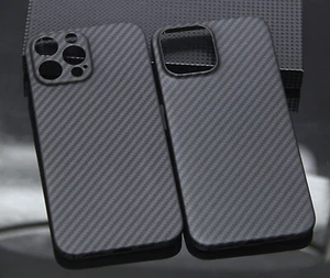 Original Aramid Carbon Fiber Case Lightweight Cover F iPhone 16 Pro Max 15 14 13 - Picture 1 of 22