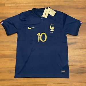 France World Cup Mbappe Home Soccer Jersey - Adult