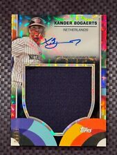 ⚾2023 Topps World Baseball Classic WBC Xander Bogaerts Relic Auto Black /10 🇳🇱