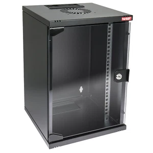 HMF Serverschrank Netzwerkschrank 10" 6HE 9HE 12HE Wandgehäuse 10 Zoll Rack - Bild 1 von 9