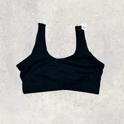 Aerie Recharge Least Support Sports Bar Women’s Medium Black New With Tags - Image 1 of 4