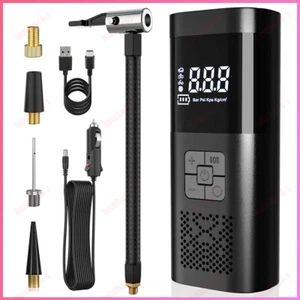 Mini 150 PSI Air Compressor Tire Inflator Fits Car Moto Bike Tires Air Pump 12 V - Picture 1 of 15