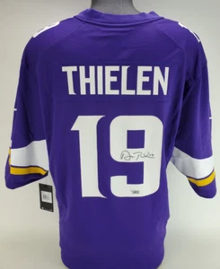 Adam Thielen Signed Minnesota Vikings Nike NFL Game Jersey (Fanatics) - Picture 1 of 8