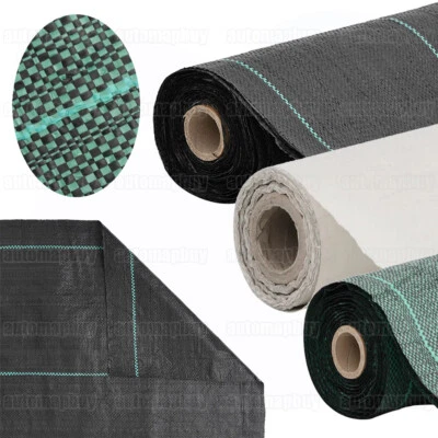 Unkrautvlies Gartenvlies Bodengewebe Unkrautfolie Mulchvlies Unkrautschutz 60g - Bild 1 von 4