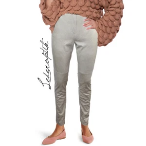 STRETCH Antik Finish Lederoptik Hose Kunstleder Nieten Lederhose Röhren Gr.38 - Picture 1 of 4