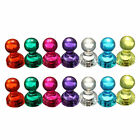 14er Set KEGEL MAGNETE farbig Neodym Pinwand Magnet B&#252;ro Schule K&#252;hlschrank Pins