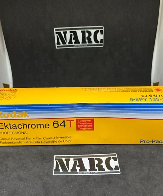 Kodak Ektachrome 64 Professional 35mm film Box with 5 films - Image 1 of 3