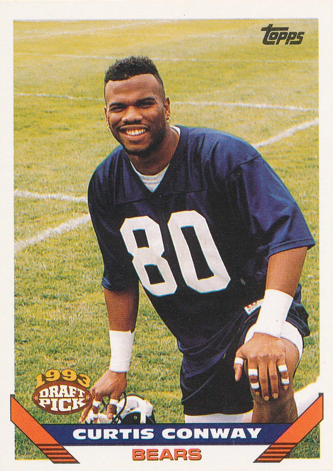 Curtis Conway 1993 Topps #12 Chicago Bears Football RC Rookie Card - Image 1 of 1