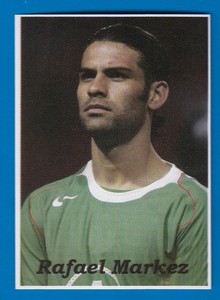 Football sticker RAFAEL MARQUEZ Barcelona Mexico FIFA WC Germany 2006 As sport