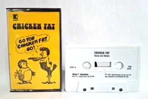 Vintage 1991 Original Chicken Fat Go You Chicken Fat Go Educational Cassette Tap - Foto 1 di 10
