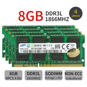 32GB 4x 8GB PC3-14900S 1866 1867MHz For Late 2015 APPLE iMac 5K MK462LL/A Memory - Picture 1 of 6