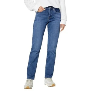 Womens NWT Levi Levis Jeans Classic Straight Stellar Stretch Lapis Speed 4 4M 27 - Picture 1 of 3