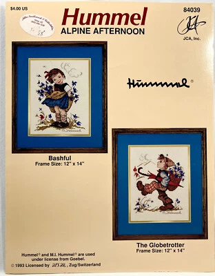 1993 JCA Hummel Alpine Afternoon 84039  Counted Cross Stitch Pattern Book 13199 - Image 1 of 2