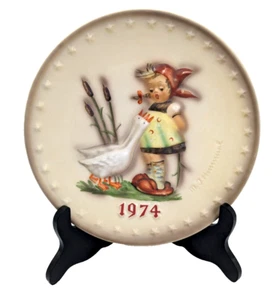 Goebel 1974 MJ Hummel 4th Annual Plate Vintage Hand Painted West Germany Hum 267 - Picture 1 of 8