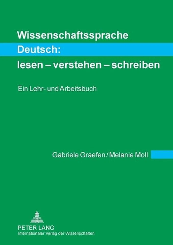 Wissenschaftssprache Deutsch: lesen - verstehen - schreiben: Ein Lehr- und Arbei - Image 1 of 1