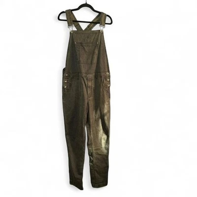 BDG Black Overalls Men's Size Medium Acid Wash Grunge Punk Urban Outfitters - Image 1 of 4