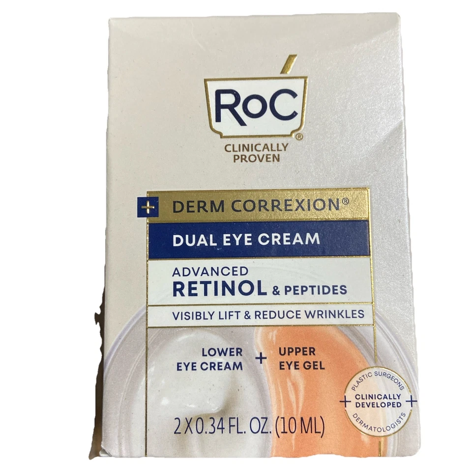 Crema de ojos doble RoC Derm Correxion - 2 X0,34 FL. OZ (10 ML) Foto 1 de 1