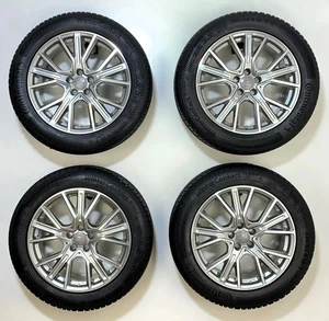 Audi Q4 e-tron 19 Zoll Räder Daytona Grau Front poliert 235/255er Conti TS 870 P - Bild 1 von 8