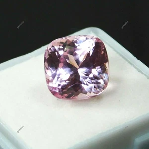 Piedra preciosa de zafiro suelta Padparadscha natural certificado 9,98 quilates corte cojín - Imagen 1 de 9