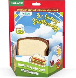 Kinder Küche Spielset zum Vorgeben zu spielen sechs hinterhältige Sandwiches Spielzeug Kinder Alter 3-7 - Bild 1 von 6