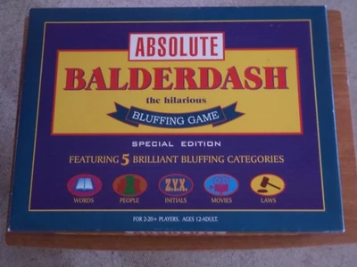 ABSOLUTE BALDERDASH - SPECIAL EDITION BY DRUMOND PARK 1999 EX COND - Image 1 of 4