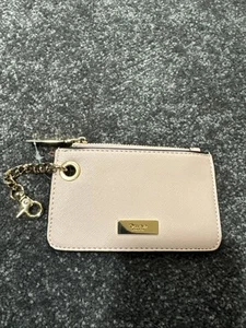 Portamonete Dune London Blush rosa con accenti oro cambio. 5 pollici - Foto 1 di 5
