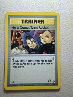 2000 Pokemon HERE COMES TEAM ROCKET! Unlimited Edition HOLO Foil Rare 15/82 WotC - Image 1 of 2