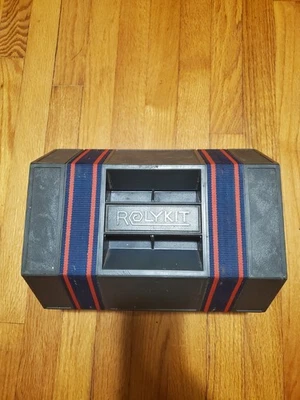 Vintage ROLYKIT Storage Organizer Box Black / Dividers. - Image 1 of 3