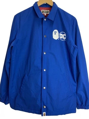 A BATHING APE BAPE Nylon Jacket Blue Size M Casual Streetwear #EK AHA - Image 1 of 4