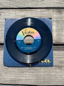 Buena Vista Records When You Wish Upon a Star & Heigh Ho Louis Armstrong F-470 - Foto 1 di 2