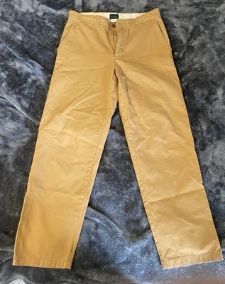 Pantalones de lona dorada J Crew nuevos con etiquetas calce clásico para hombre 31x32 (32x31 real) Foto 1 de 4