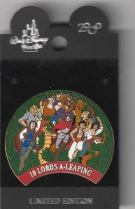 OLD LE Disney pin 12 Days Of Christmas 10 Lords A-Leaping Beast Prince Phillip + - Picture 1 of 2