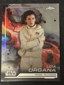Tarjeta 103 Topps Star Wars Chrome Refractor Princesa Leia 2024 - Imagen 1 de 2