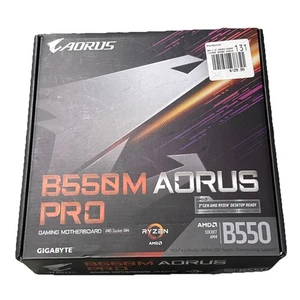 GIGABYTE B550M AORUS PRO (AM4 AMD/B550/Micro ATX/DDR4/scheda madre) - BUONO! - Foto 1 di 5
