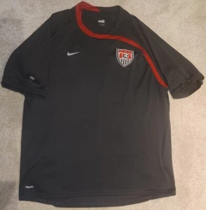 USA Dark Gray SS National Team Jersey/Training Shirt circa 2008  Mens XL #17 - Picture 1 of 2