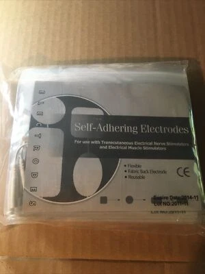 TENS 4 Self Adhering Electrodes Electrical Nerve Muscle 2” x 2” 10 Packages of 4 - Image 1 of 3