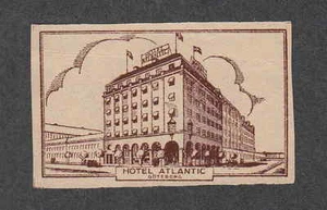 Old Matchbox label Sweden BV8 House Hotel Atlantic Göteborg - Picture 1 of 1
