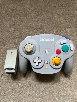 Nintendo GameCube Wavebird Wireless Controller with Receiver Official Genuine GC - Image 1 of 4