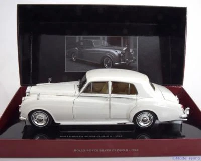 Rolls Royce Argento Cloud II 1960 Bianco MINICHAMPS 100134900 1/18 Bianco Bianca - Immagine 1 di 4