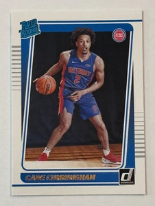 Tarjeta de novato 2021-22 con clasificación Panini Donruss #211 Cade Cunningham Detroit Pistons - Imagen 1 de 2