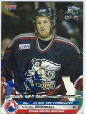 Niklas KRONWALL Signed 2003/04 Pro Choice AHL Prospects Card