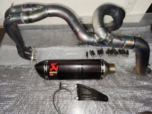 Akrapovic Aprilia RSV4 FACTORY 2009 Titanium Full Exhaust Evolution Line Used - Picture 1 of 6