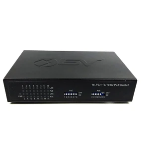 BV-Tech SW-1600E switch PoE 16 porte 10/100 m così com'è - Foto 1 di 8