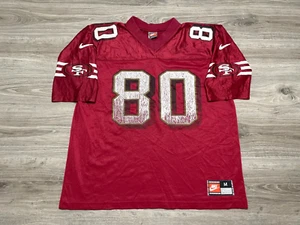 VIntage 90s JERRY RICE #80 San Francisco 49ers NFL Nike Jersey Men's Size M USA - Picture 1 of 8