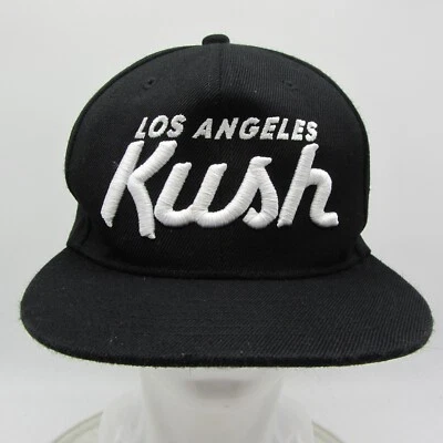 Gorra de béisbol LA Kush Los Angeles adulto camionero negra espalda a presión Foto 1 de 4