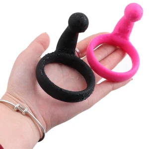 Silicone Gel Cock Scrotum Ring Stretch Ball Stretcher 45mm - Picture 1 of 13