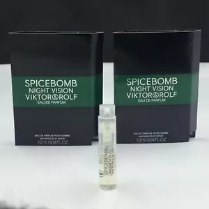 2 x New Viktor & Rolf Spicebomb Night Vision Eau De Parfum Spray 1.2ml Each - Picture 1 of 1
